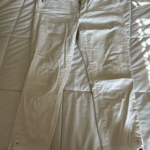 LOFT Classic White Trousers